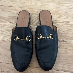 Gucci Princetown Leather Slipper Size 38.5